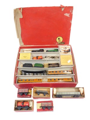 Lot 661 - A Trix TTR three rail train set, including...