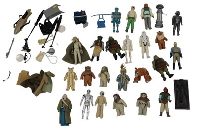 Lot 779 - Kenner Star Wars figures, including Gamorrean...