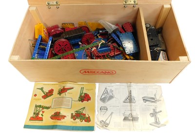 Lot 783 - Various Meccano, including flats, wheels,...