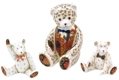 Lot 82 - A Royal Crown Derby Imari teddy bear...