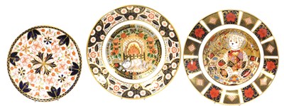Lot 84 - A Royal Crown Derby Imari teddy's picnic...