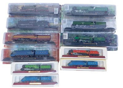 Lot 790 - Static models of locomotives, including a...