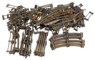 Lot 833 - Hornby O gauge clockwork track, including...