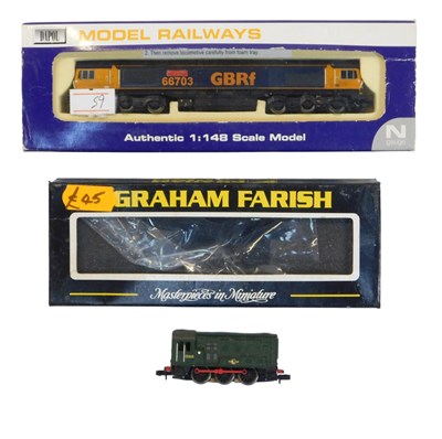 Lot 820 - Dapol and Graham Farish N gauge locomotives,...