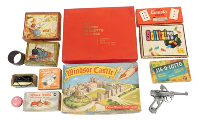 Lot 843 - Games and toys, including Number 2 Solitaire...
