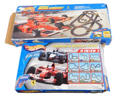 Lot 852 - A Hot Wheels Formula Mega Circuit slot car set,...