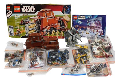 Lot 861 - Lego Star Wars sets, including The Lego Star...