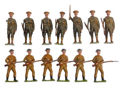 Lot 630 - Assorted World War I infantry. (a quantity)