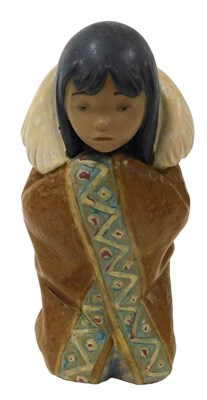 Lot 153 - A Lladro matte porcelain figure of Arctic...