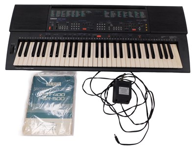 Lot 166 - A Yamaha PSR-400 touch response electric...