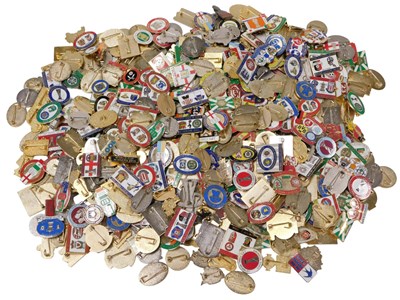 Lot 181 - A group of Scottish football enamel champions...