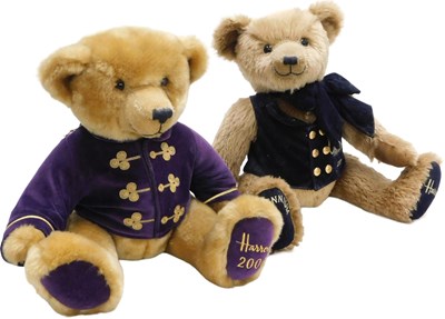 Lot 172 - A Harrods 2000 Teddy bear, together with a...