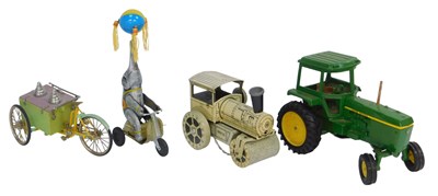 Lot 863 - An Ertl John Deere tractor, a Kovap tinplate...