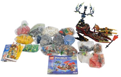 Lot 876 - Ninjago Masters of Spinjitzu Ship 70738,...