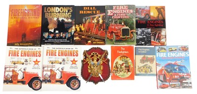 Lot 881 - Firefighting related books, including...