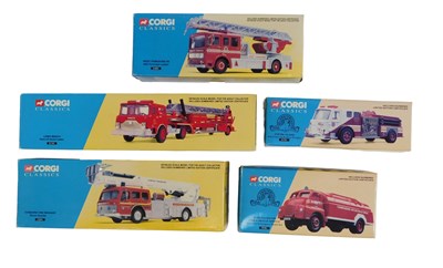 Lot 898 - Corgi Classics fire engines, comprising 51701...