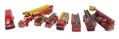 Lot 908 - Corgi and other fire engines, including a...