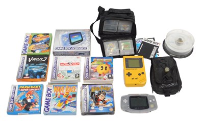 Lot 918 - A Nintendo Game Boy Advance, original Game Boy...
