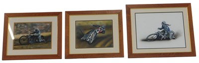 Lot 37 - Peter Chapman. Acrylic on board, including...