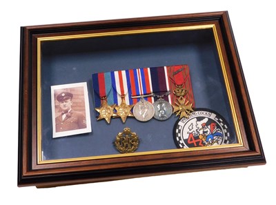 Lot 18 - A group of RAF medals named to Snr Tech J L...