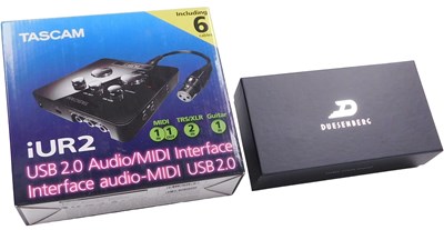 Lot 259 - A Tascam iUR2 Audio/Midi interface, USB 2.0,...