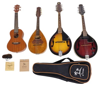 Lot 260 - A Stagg electric acoustic mandolin, M50E,...