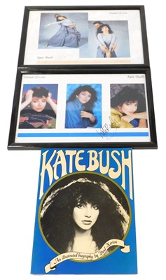 Lot 266 - Two Kate Bush signed photographic...