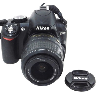 Lot 271 - A Nikon D3100 camera digital 18-55 VR kit, boxed.