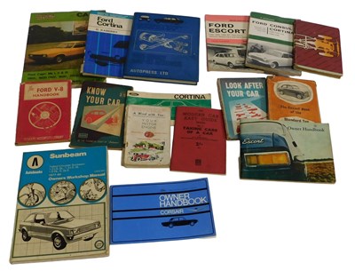 Lot 70 - Owner's handbooks and other motoring related...