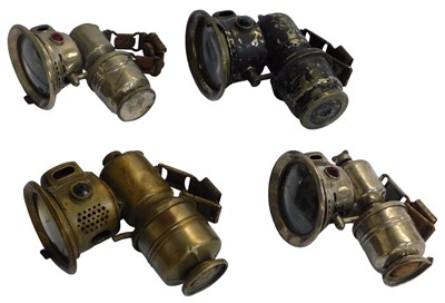 Lot 80 - Powell and Hanmer of Birmingham carbide lamps,...