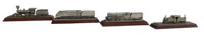 Lot 87 - Royal Hampshire pewter locomotives, including...