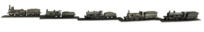 Lot 90 - Royal Hampshire pewter locomotives, including...