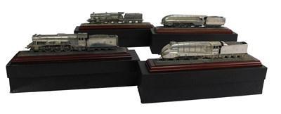 Lot 91 - Royal Hampshire pewter locomotives, including...