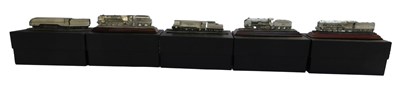 Lot 92 - Royal Hampshire pewter locomotives, including...