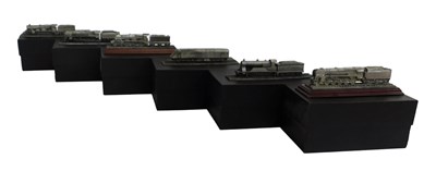 Lot 93 - Royal Hampshire pewter locomotives, including...