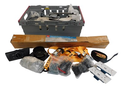 Lot 105 - Various car parts, including filters, ratchet...