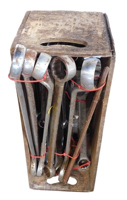 Lot 108 - Various chrome vanadium spanners, including...