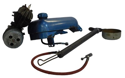 Lot 116 - A Mini-Motor fuel tank and a Wico Pacy engine,...
