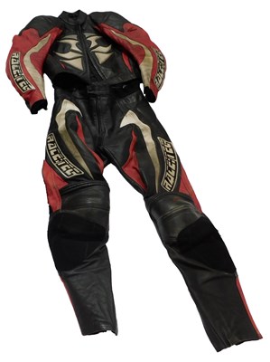 Lot 122 - A Hein Gericke Race Tech leather suit, size 52.