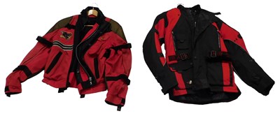 Lot 123 - A Motax motorcycle jacket, size unknown, an...