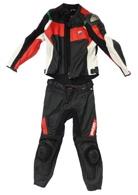 Lot 127 - Dainese Ducati Corse leather jacket and...