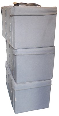 Lot 134 - Three trunk bags, with polystyrene inserts.