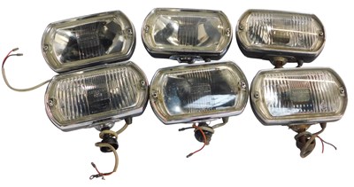 Lot 79 - Lucas square 8's spot and driving lamps. (6)