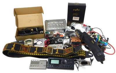 Lot 278 - Assorted guitar playing accoutrements,...