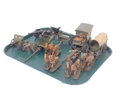 Lot 672 - A small collection of WWI period tinplate...