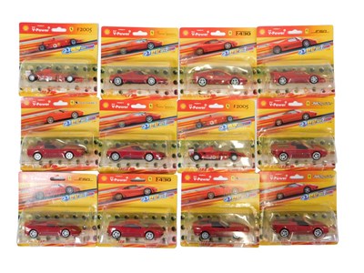 Lot 812 - A collection of Shell V-Power Ferrari model...
