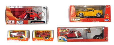 Lot 813 - A collection of model vehicles, including...