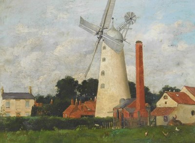 Lot 359 - English School (early 20thC). Farmstead with a...