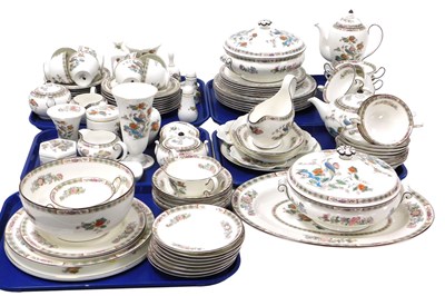 Lot 354 - A Wedgwood porcelain Kutani Crane pattern part...