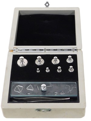 Lot 369 - A mid 20thC Stanton analytical weights...